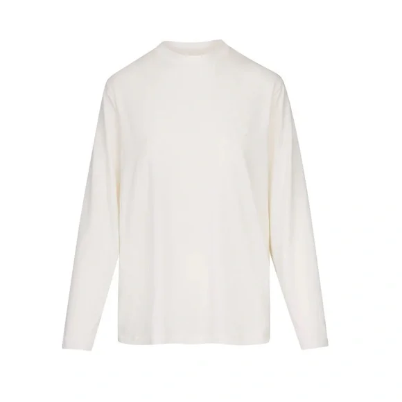 SKIMS Boyfriend Long Sleeve T-Shirt | Marble | Size S - Picture 2 of 9